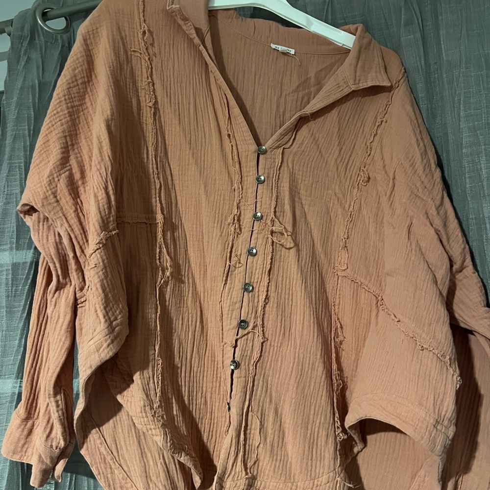 Rustic Button-Up Shirt